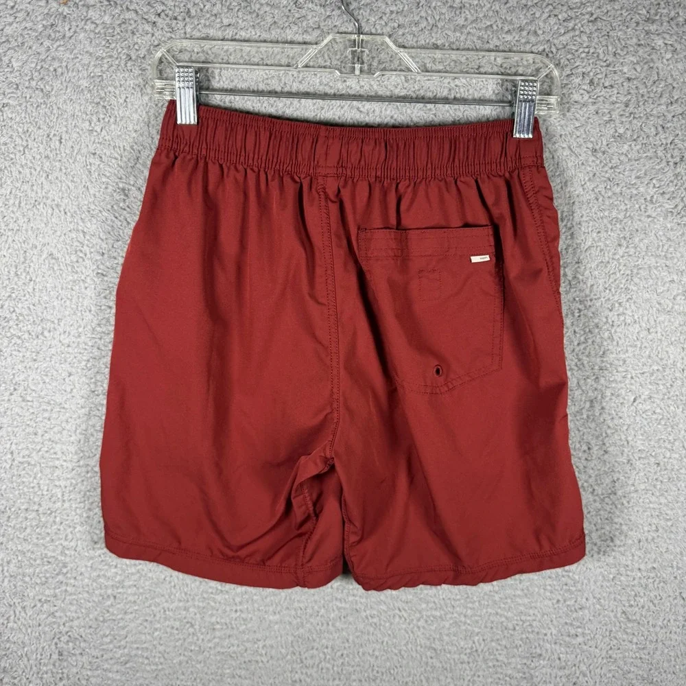 Vuori Kore Shorts Mens Small Dark Red Clay V302 Athletic Lined Gym Run Shorts